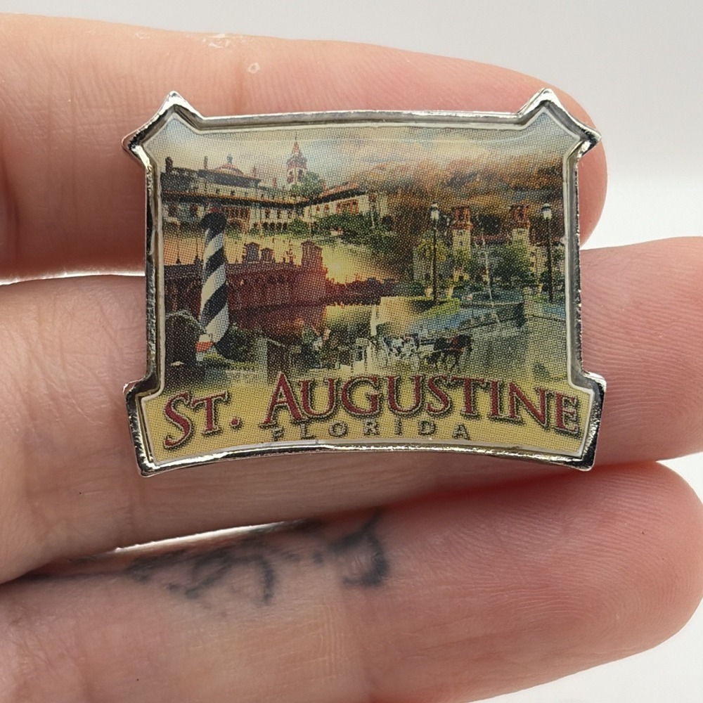St. Augustine Florida Lighthouse Lapel Hat Pin